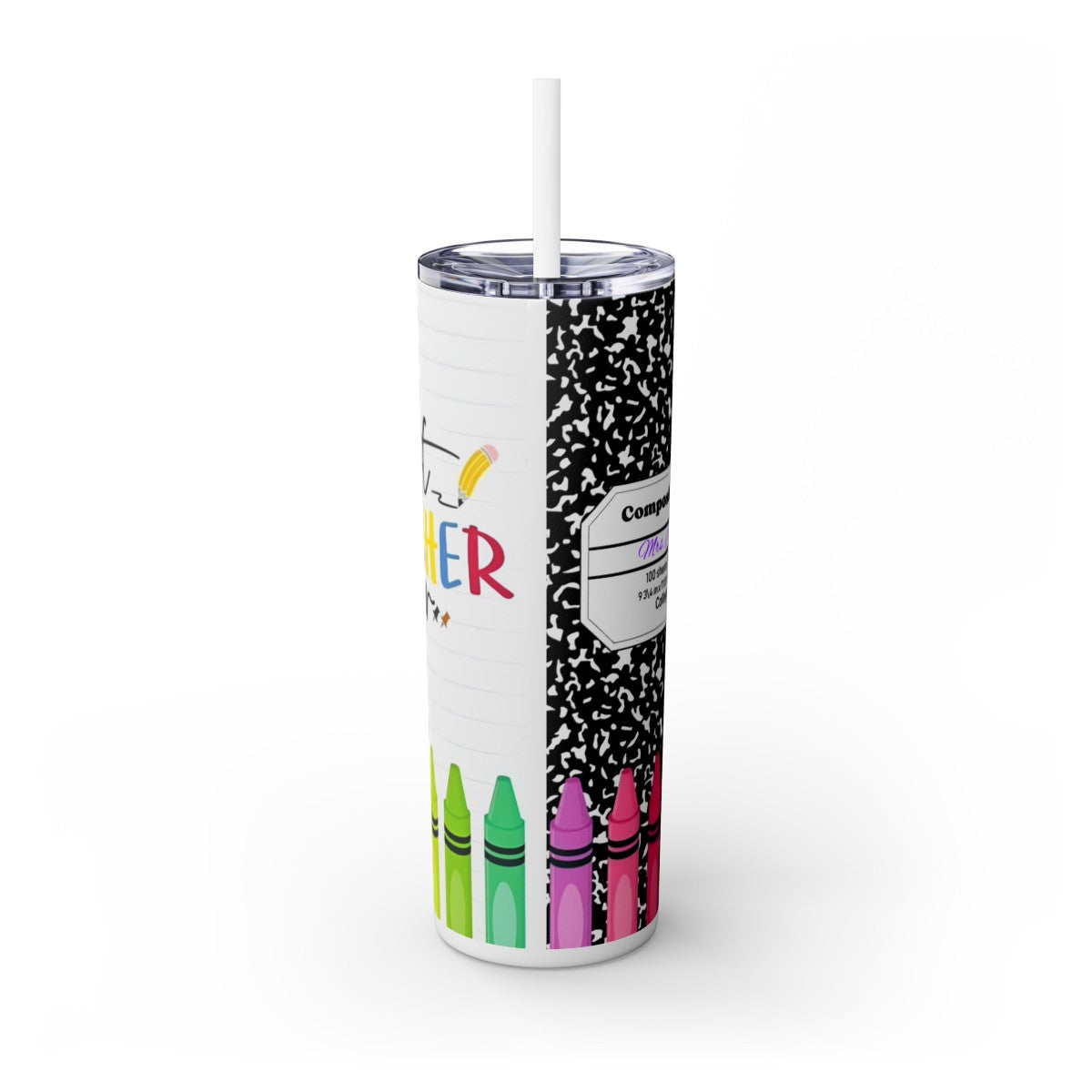 Get trendy with Best Teacher Ever Skinny Tumbler with Straw, 20oz -  available at Good Gift Company. Grab yours for $44.20 today!