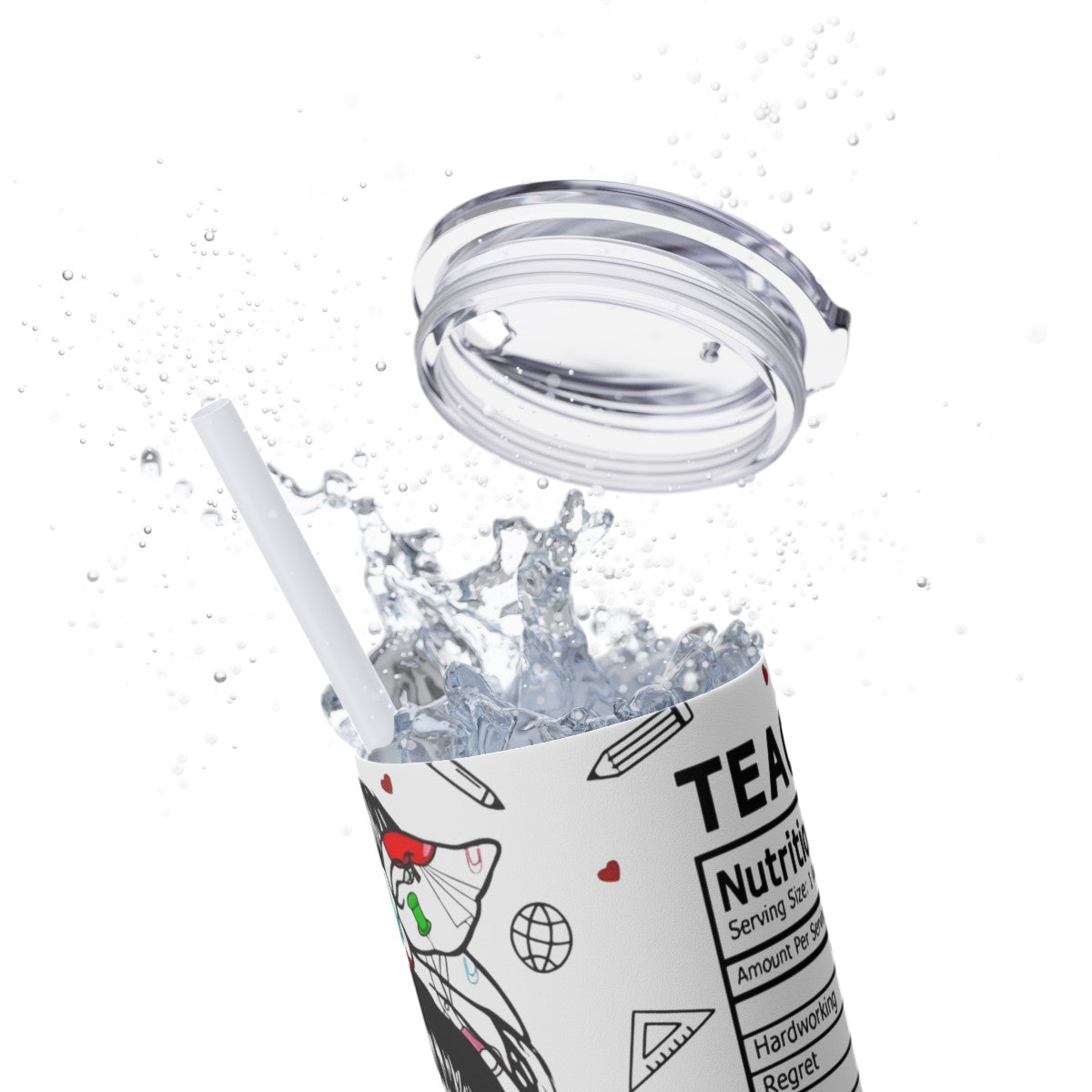 Get trendy with Teacher Life Skinny Tumbler with Straw, 20oz -  available at Good Gift Company. Grab yours for $28 today!