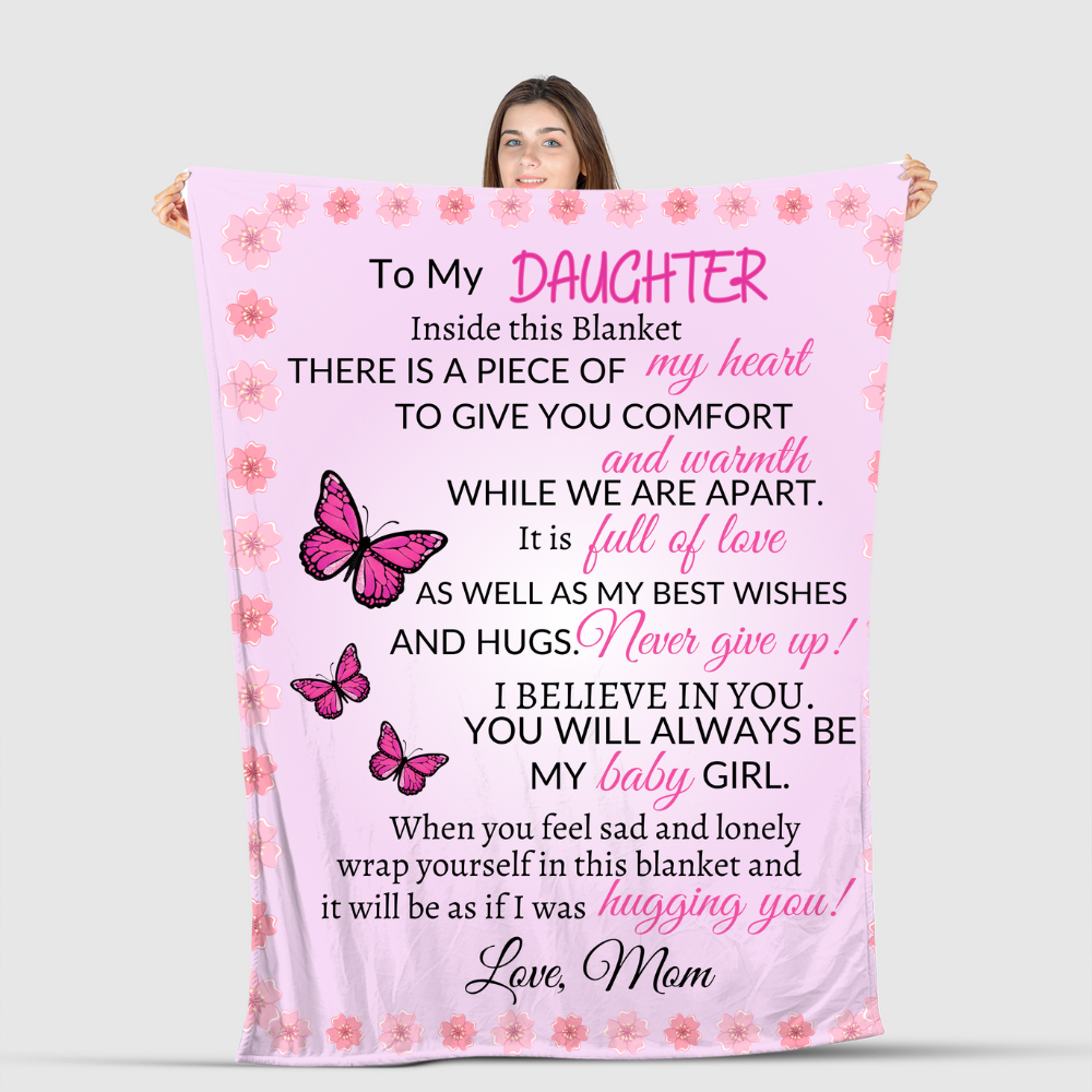 To My Daughter Blanket from Mom