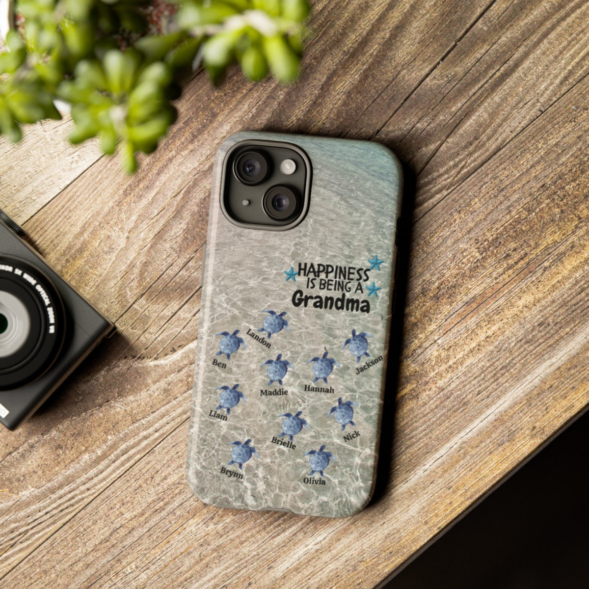 Get trendy with Happiness is being a Grandma I Phone Tough Case -  available at Good Gift Company. Grab yours for $28.66 today!