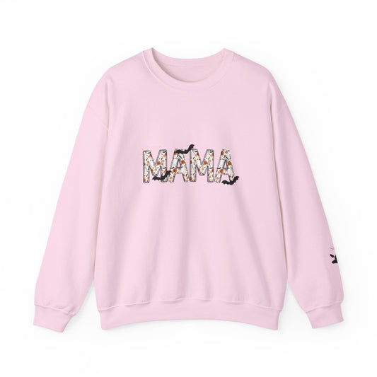 Spooky and Personalized Mama Halloween Crewneck Sweatshirt