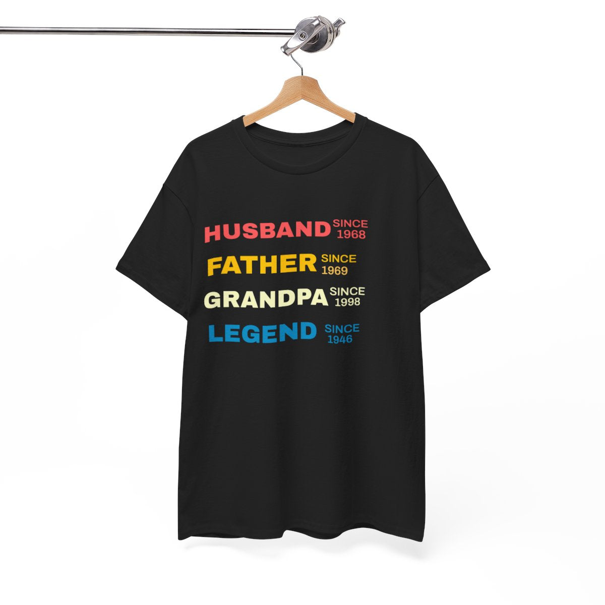 Get trendy with Husband, Father, Grandfather , Legend Unisex Heavy Cotton Tee -  available at Good Gift Company. Grab yours for $24.95 today!