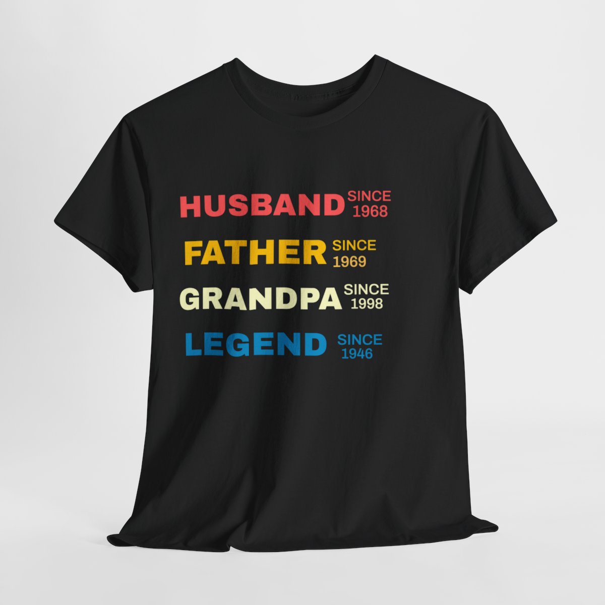 Get trendy with Husband, Father, Grandfather , Legend Unisex Heavy Cotton Tee -  available at Good Gift Company. Grab yours for $24.95 today!