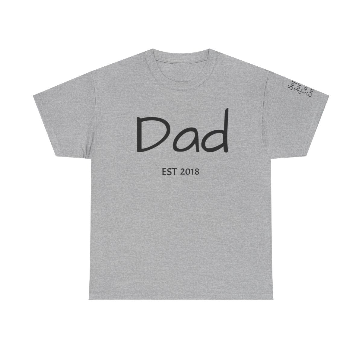 Get trendy with Personalized Dad Unisex Heavy Cotton Tee -  available at Good Gift Company. Grab yours for $18.54 today!