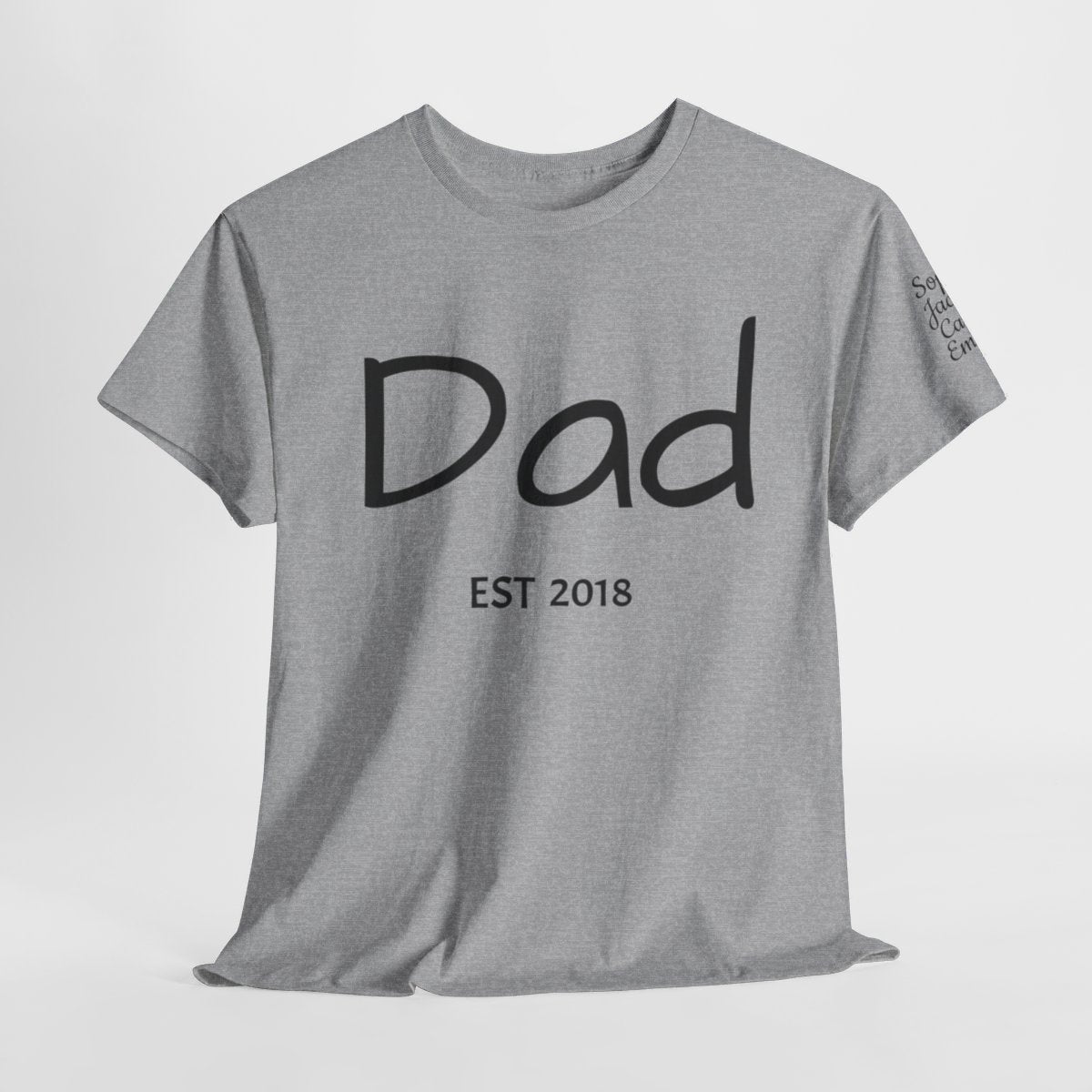 Get trendy with Personalized Dad Unisex Heavy Cotton Tee -  available at Good Gift Company. Grab yours for $18.54 today!