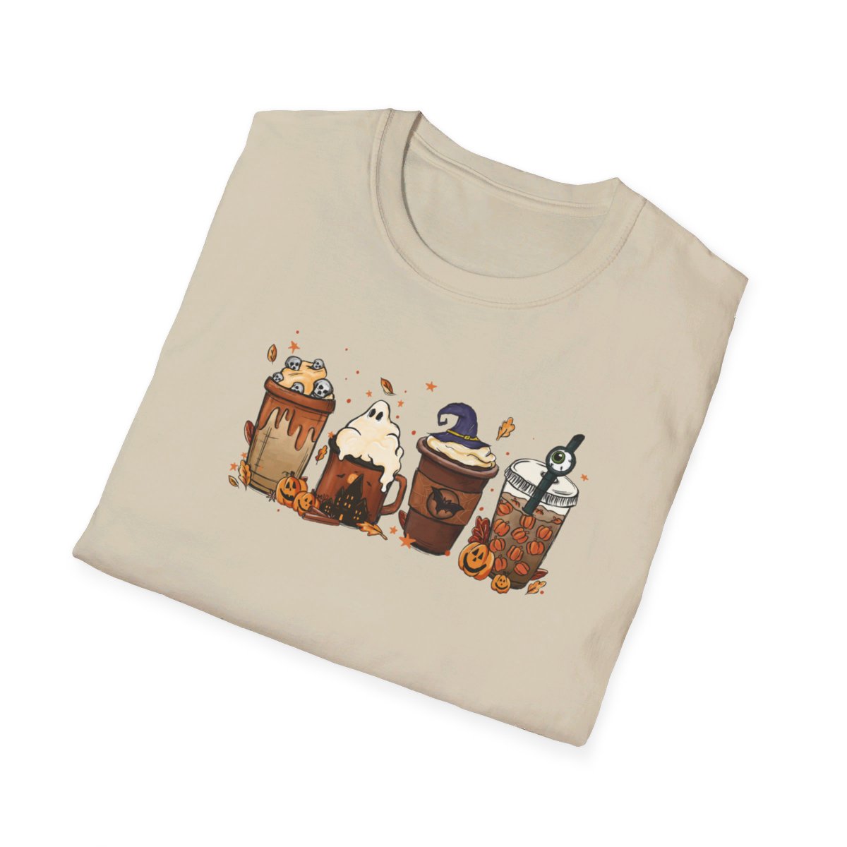 Get trendy with Spooky Coffees Halloween/Fall T Shirt -  available at Good Gift Company. Grab yours for $19.99 today!