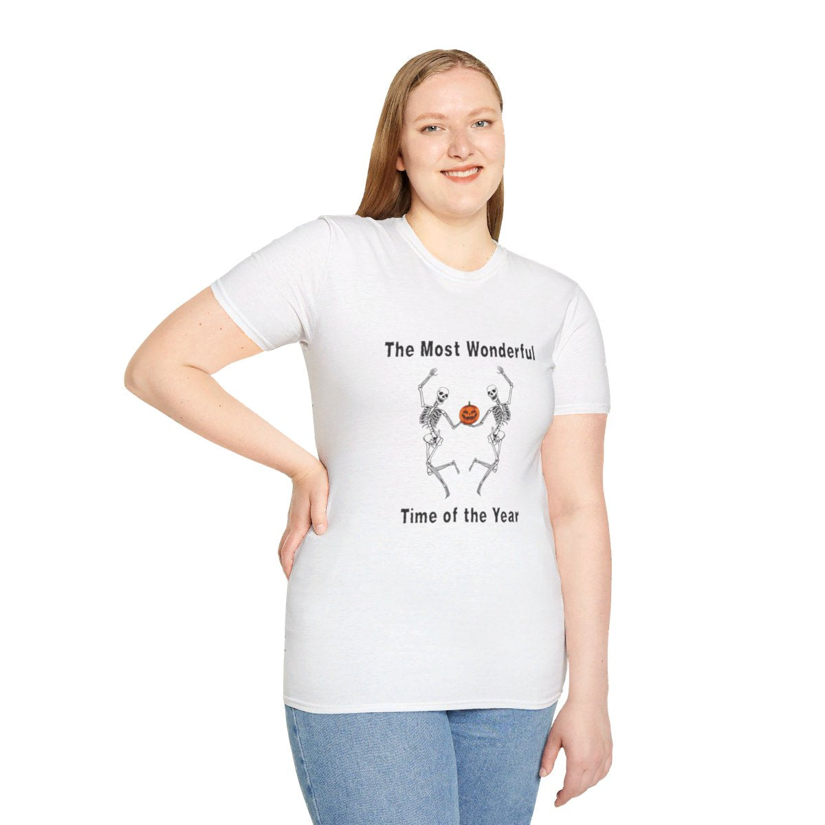 Get trendy with Halloween T-shirt - "The Most Wonderful Time of the Year" -  available at Good Gift Company. Grab yours for $19.99 today!